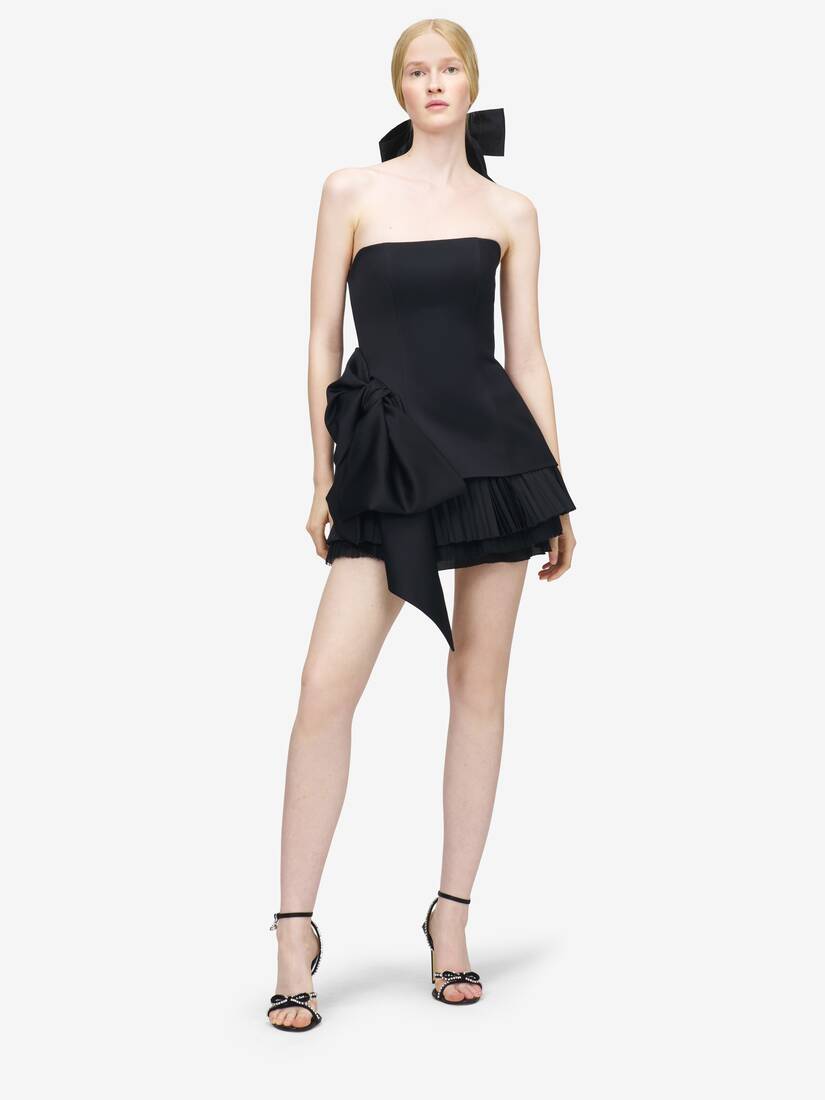 Side Bow Mini Dress | Alexander McQueen - image 2