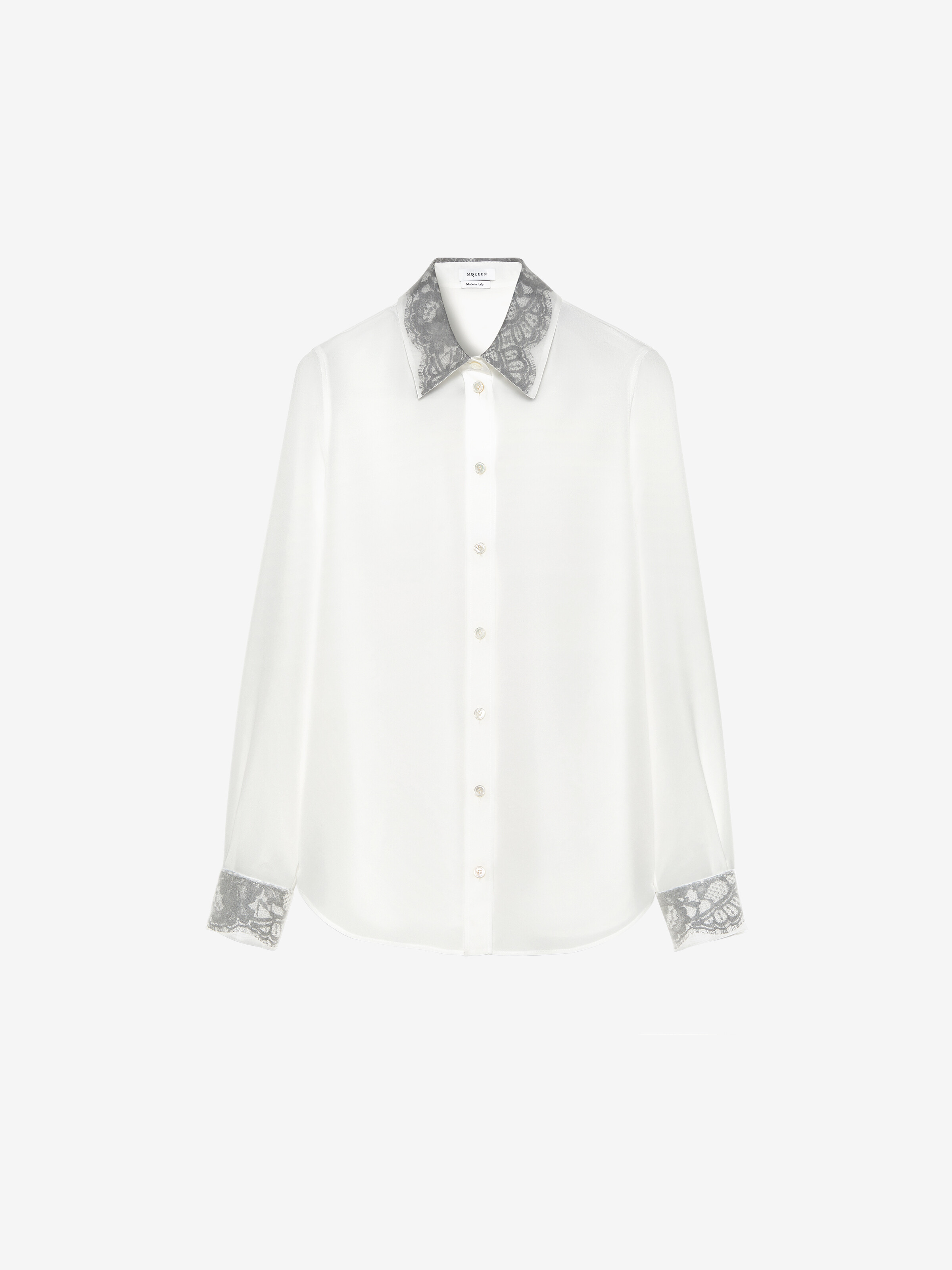 Chemise en dentelle florale