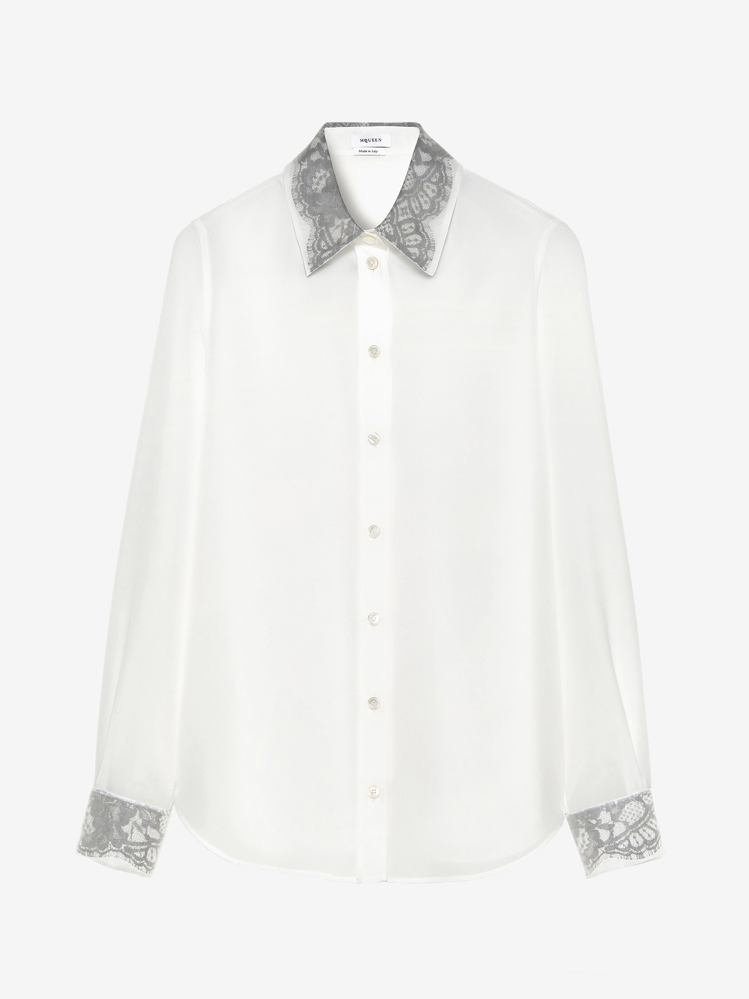 Chemise en dentelle florale