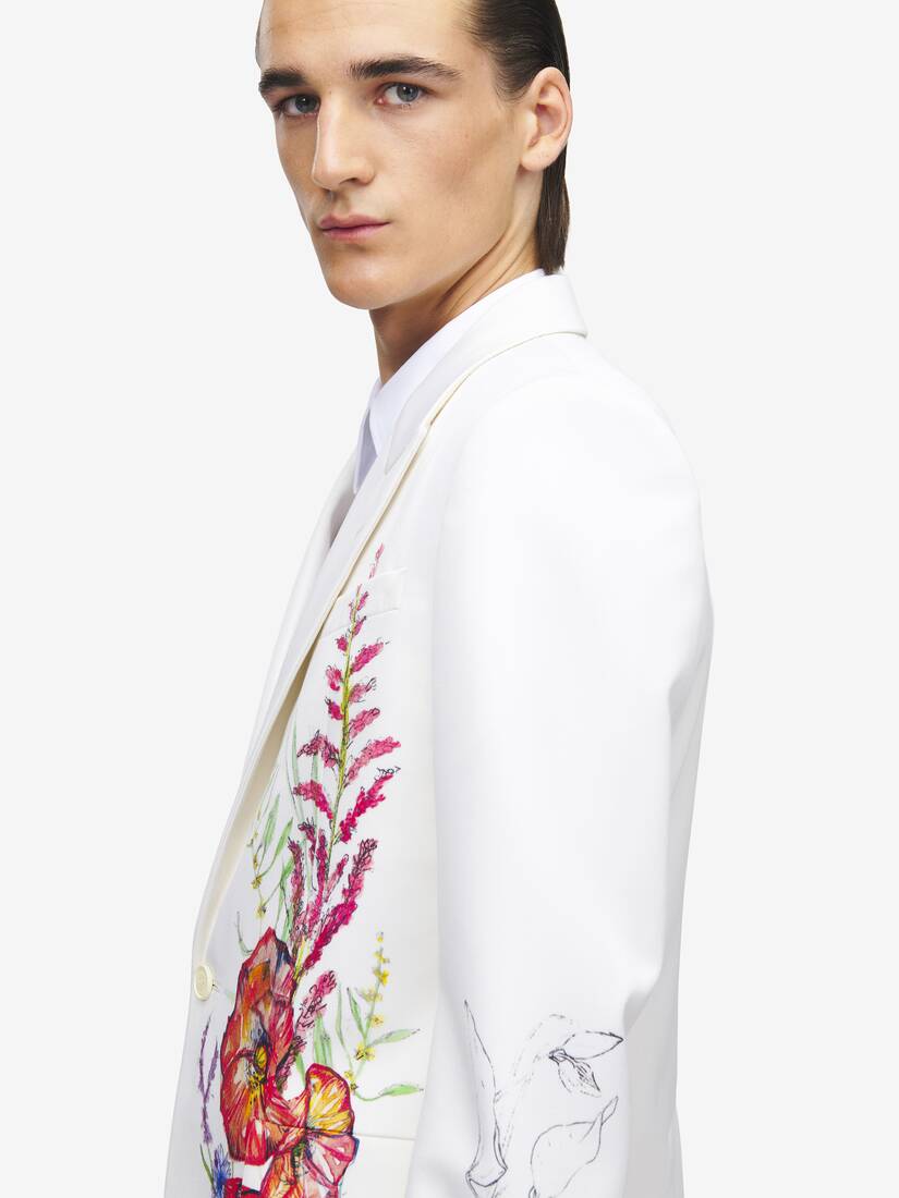 Meadow Floral Single-breasted Jacket | Alexander McQueen - image 6