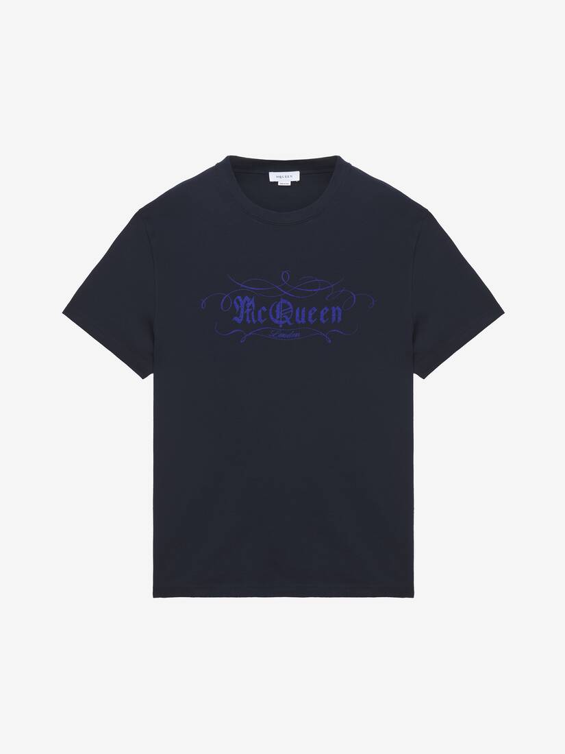 McQueen Script Print T-shirt