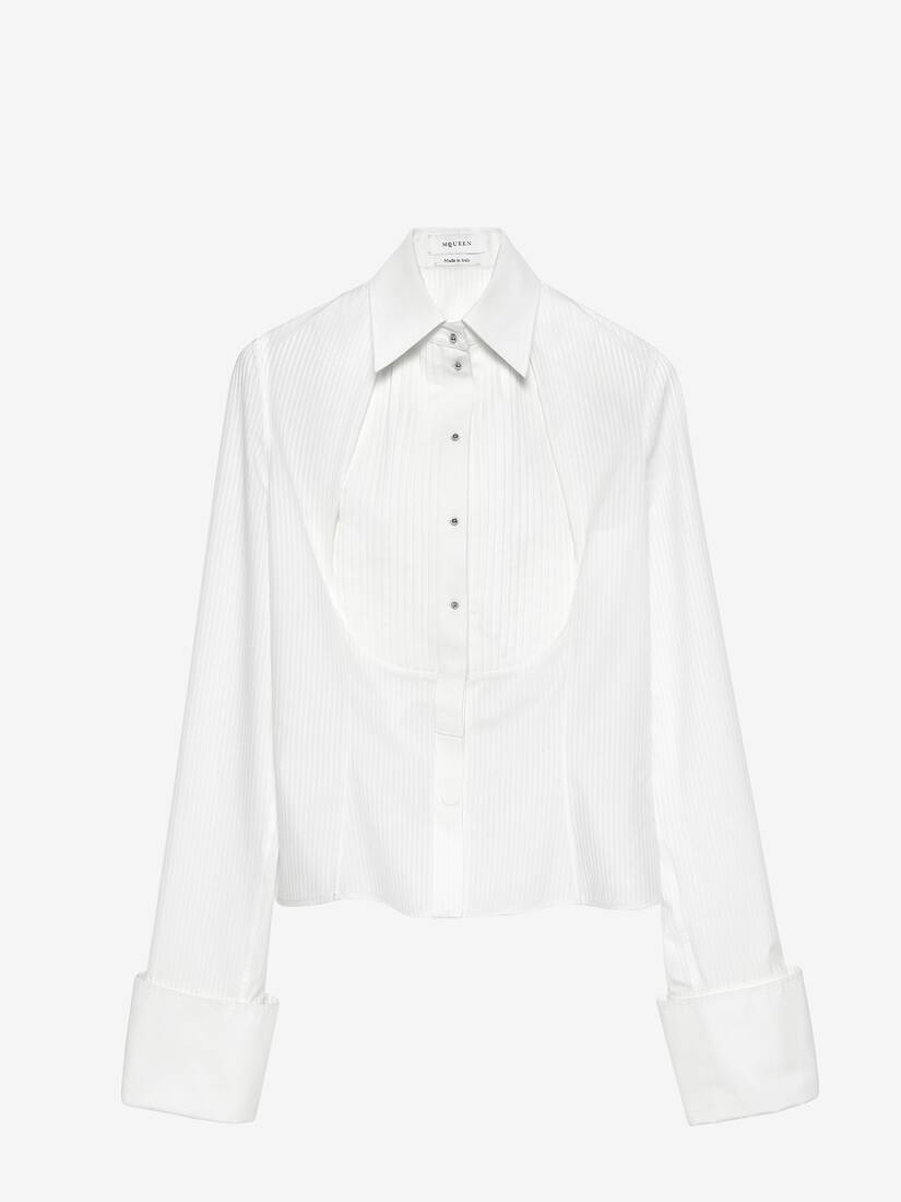 Chemise de smoking rayée | Alexander McQueen - image 1