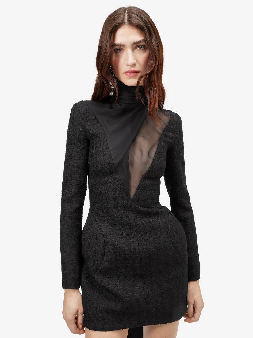 Light Tweed Evening Dress | Alexander McQueen - image 5