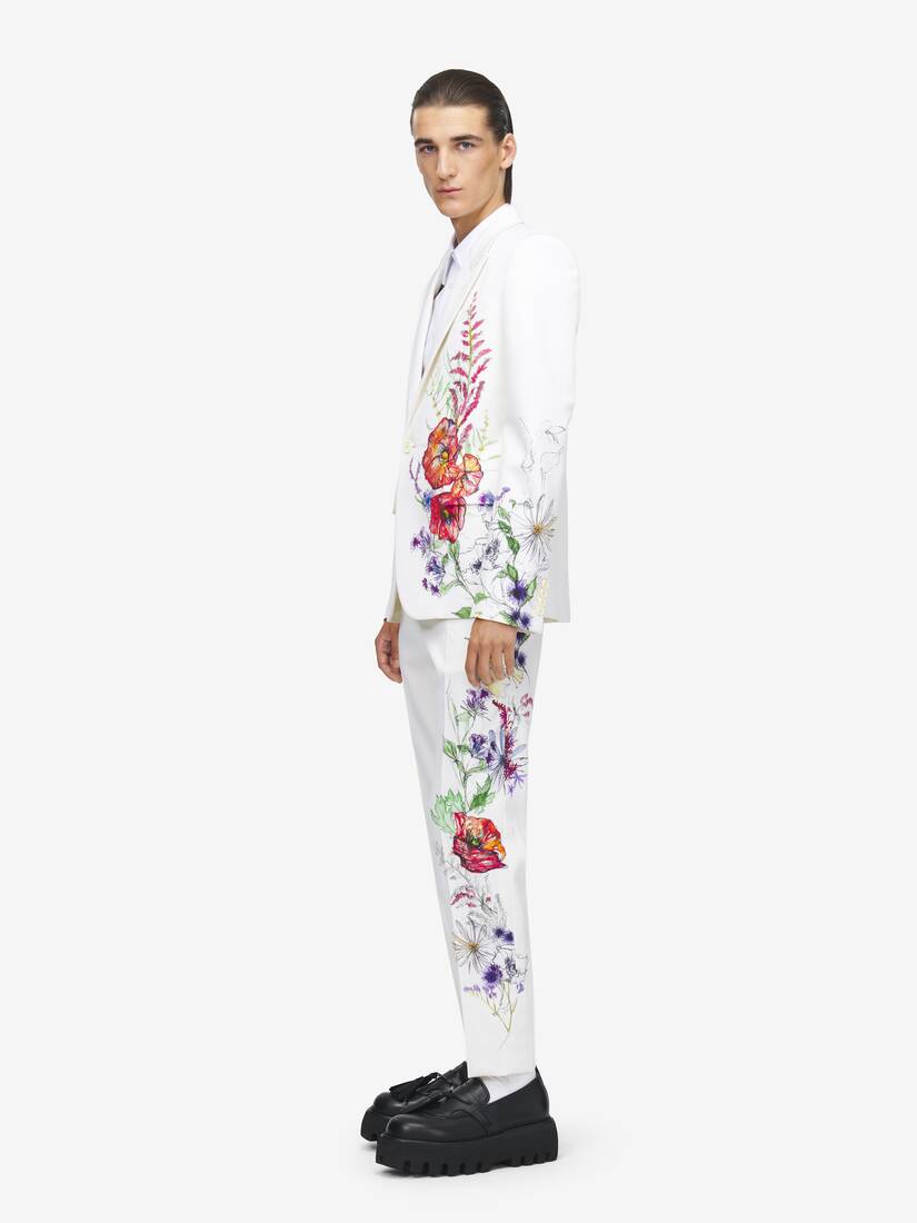 Meadow Floral Single-breasted Jacket | Alexander McQueen - image 4