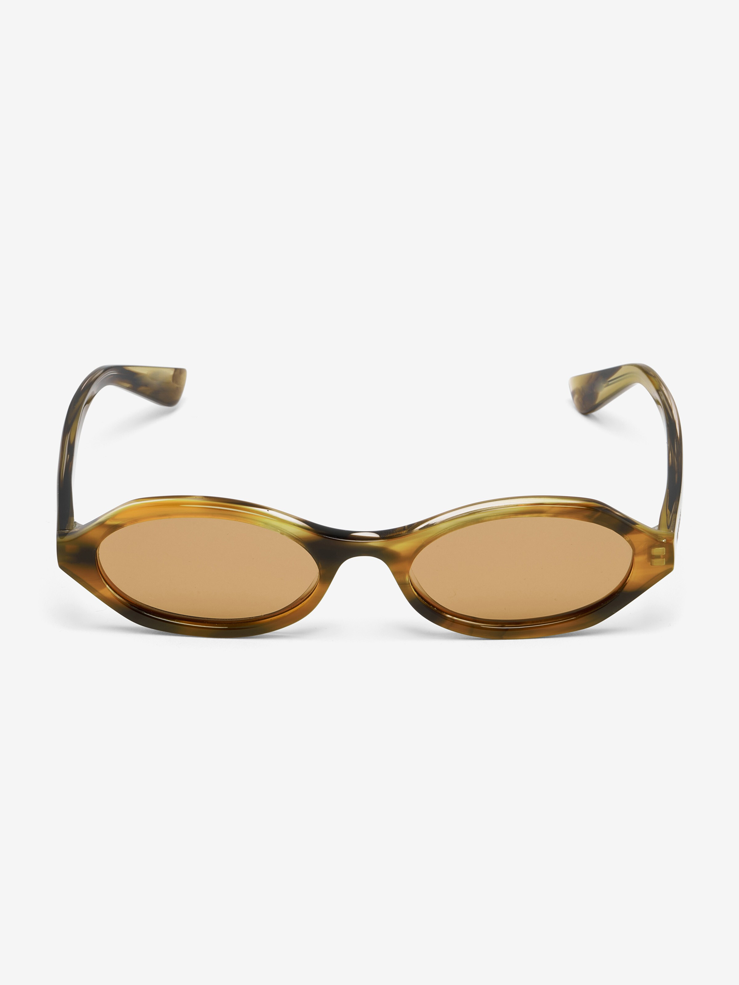 Geometric Oval Sunglasses