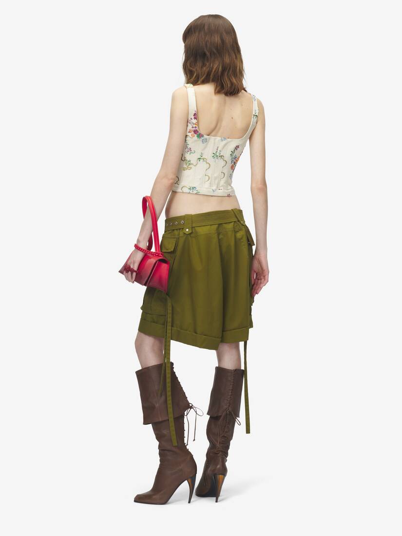 Summer Floral Corset Top | Alexander McQueen - image 4