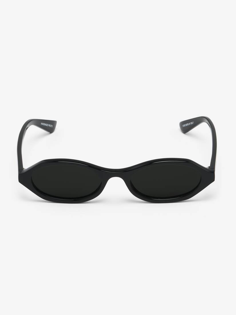 Geometric Oval Sunglasses | Alexander McQueen - image 1