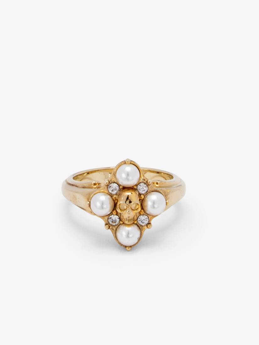 Skull & Crystal Ring | Alexander McQueen - image 4
