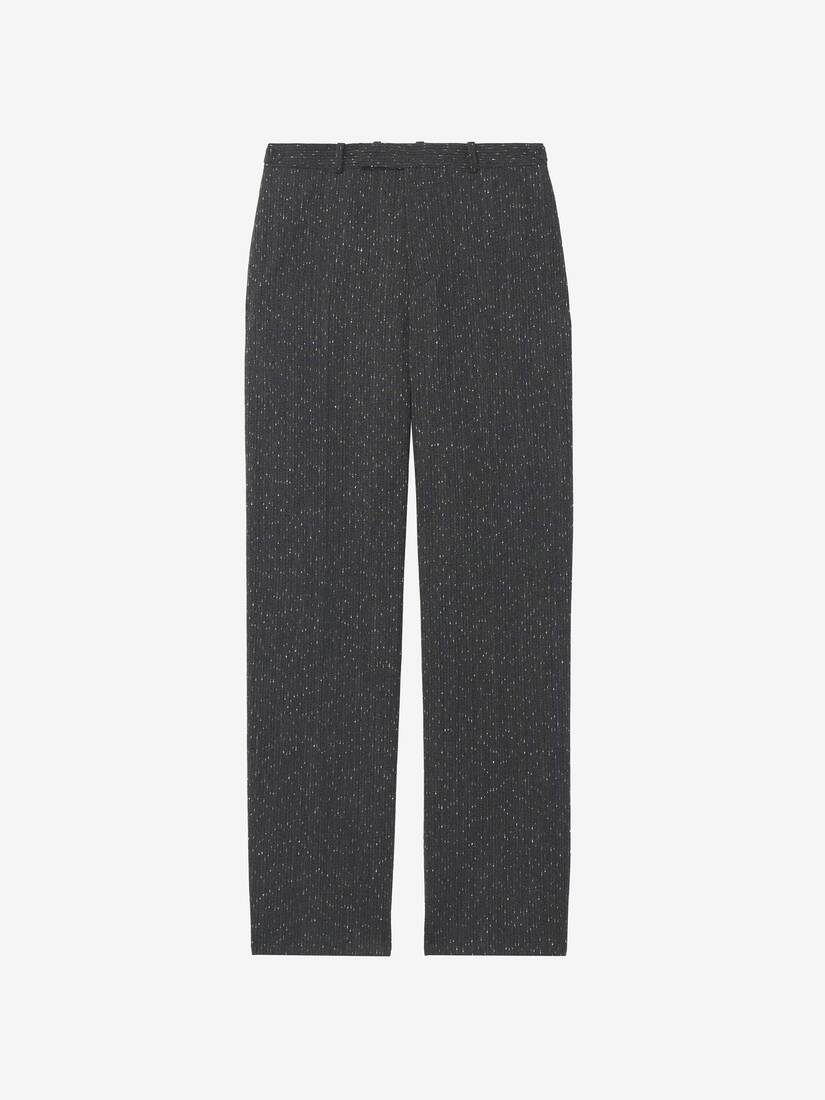 Pantalon à motif rayé moucheté | Alexander McQueen - image 1