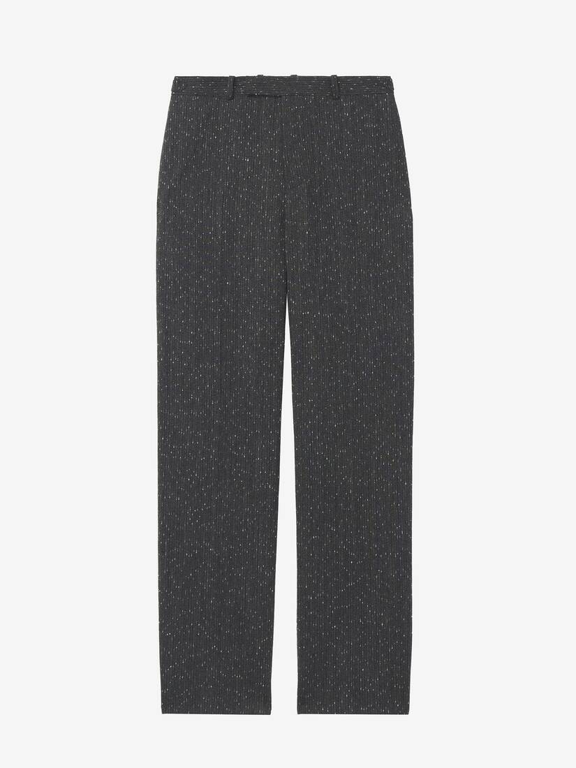 Flecked Pinstripe Trousers | Alexander McQueen - image 1