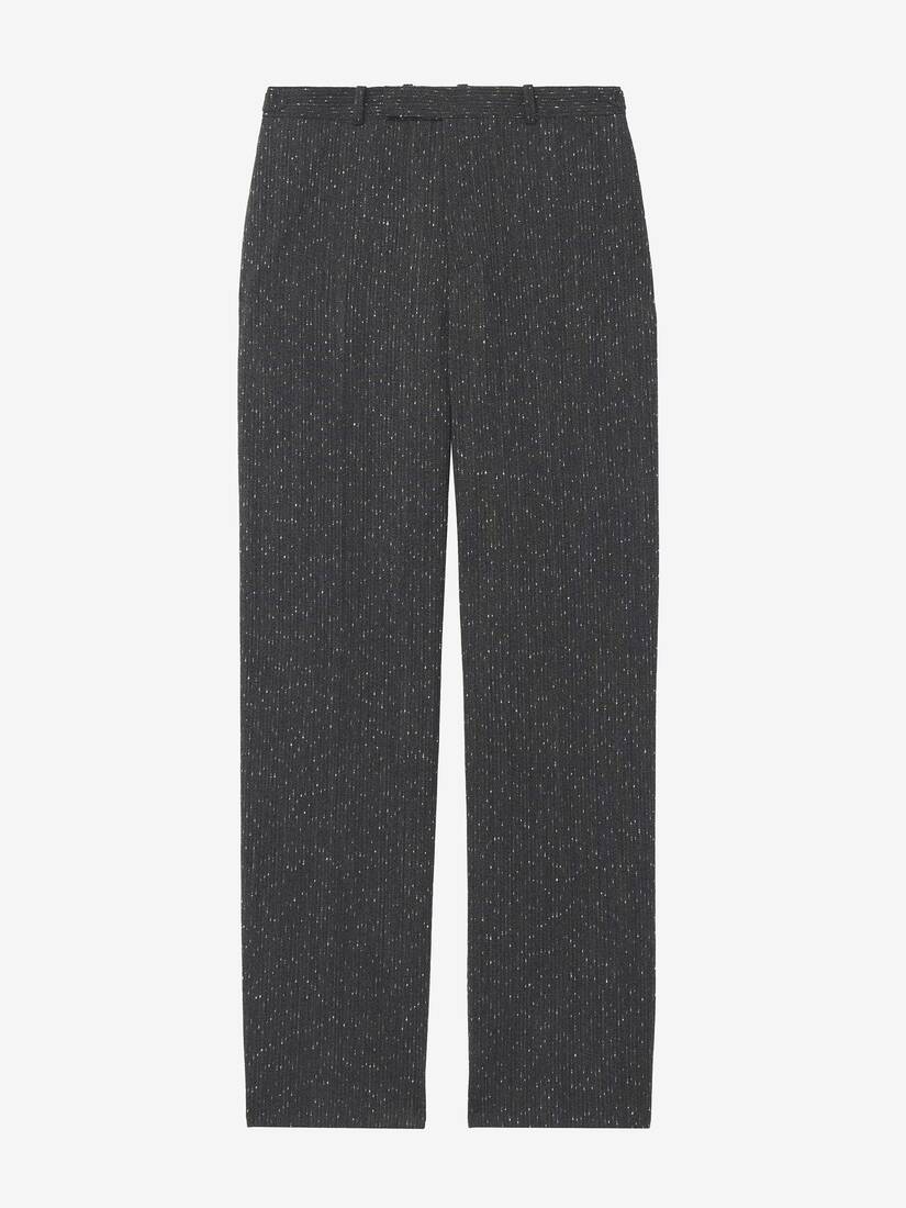 Flecked Pinstripe Trousers | Alexander McQueen - image 1