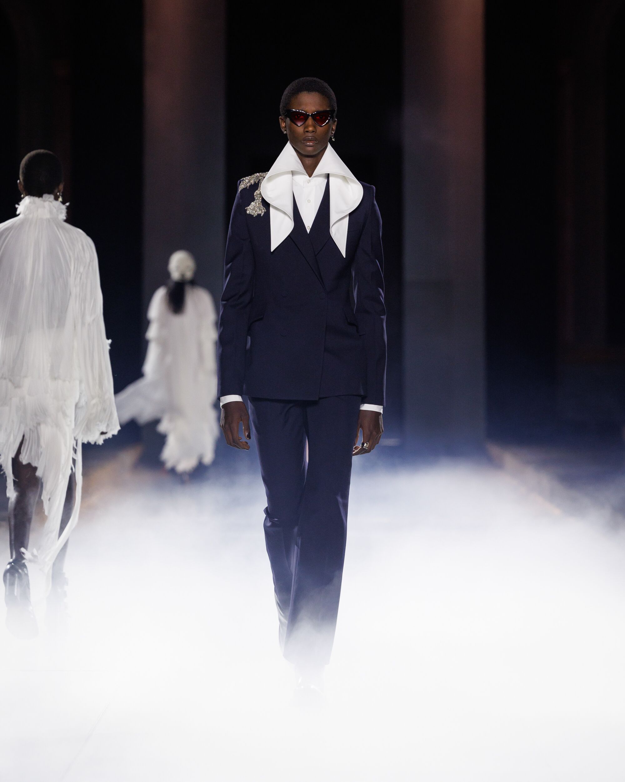 McQueen Spring Summer 2025: Poisonous Flower Embroidery