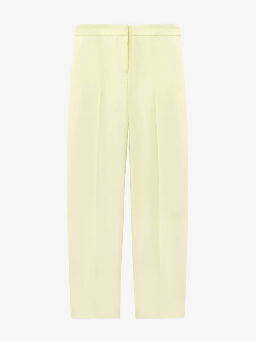 Pantalon cigarette en gabardine de laine | Alexander McQueen - image 1