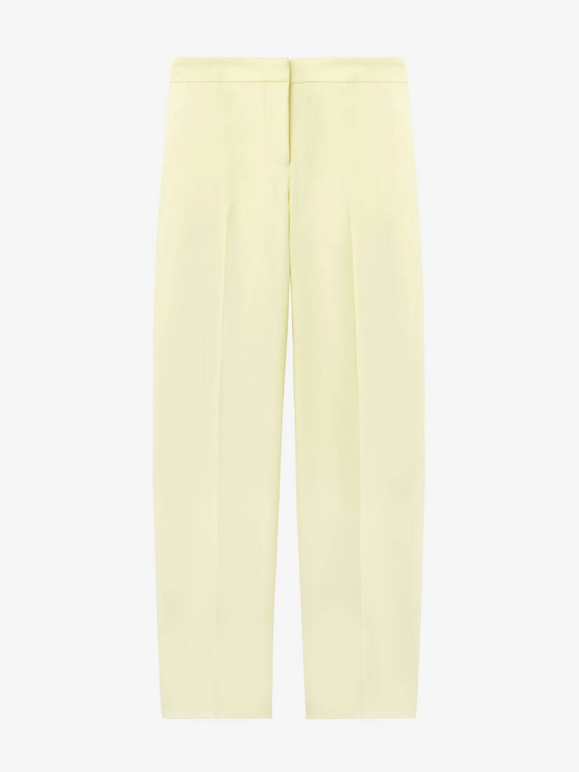 Wool Gabardine Cigarette Trousers | Alexander McQueen - image 1