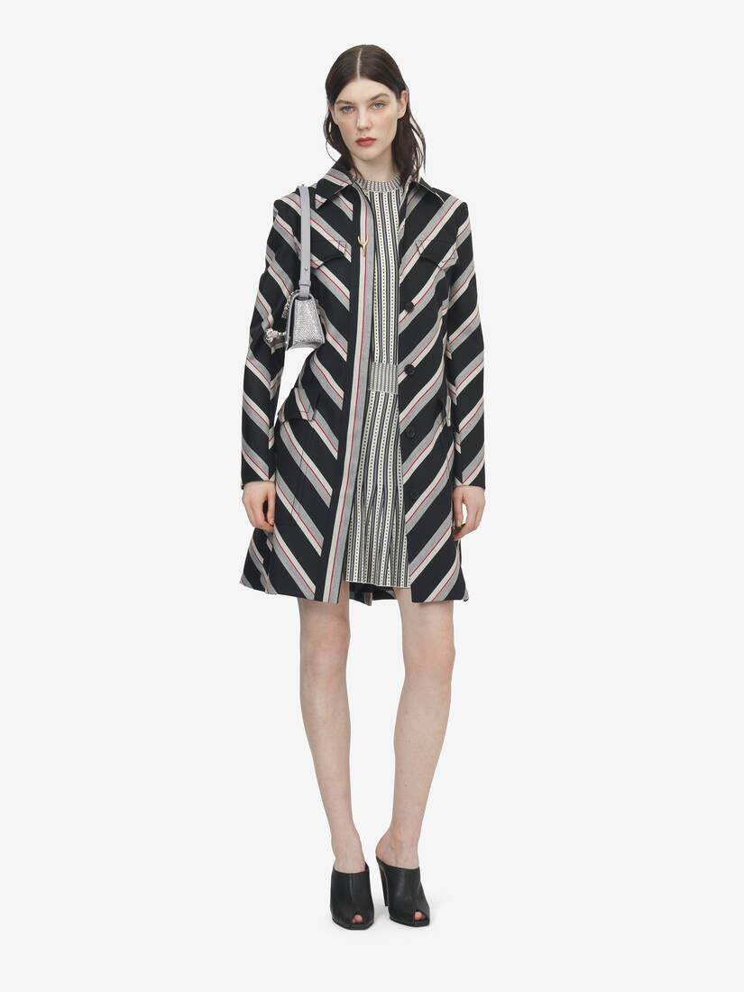 Chevron Stripe Coat | Alexander McQueen - image 2