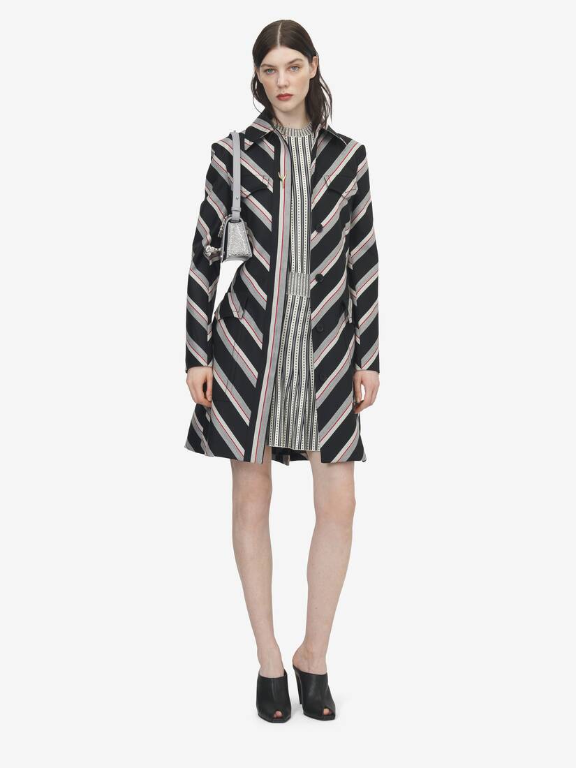 Chevron Stripe Coat | Alexander McQueen - image 2
