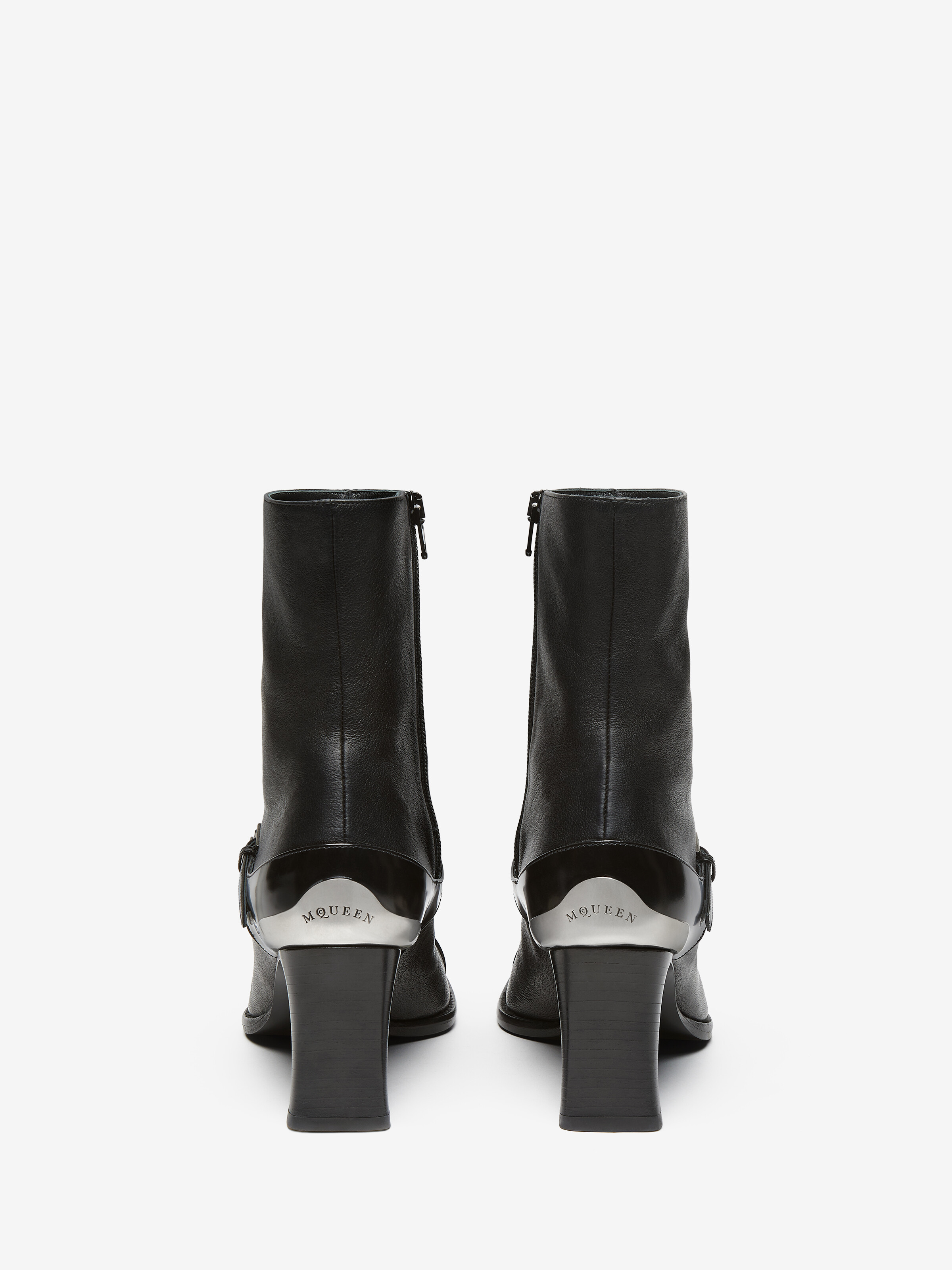 Women's Niko Ankle Boot in Black in Lamb Leather | Alexander McQueen - image 4