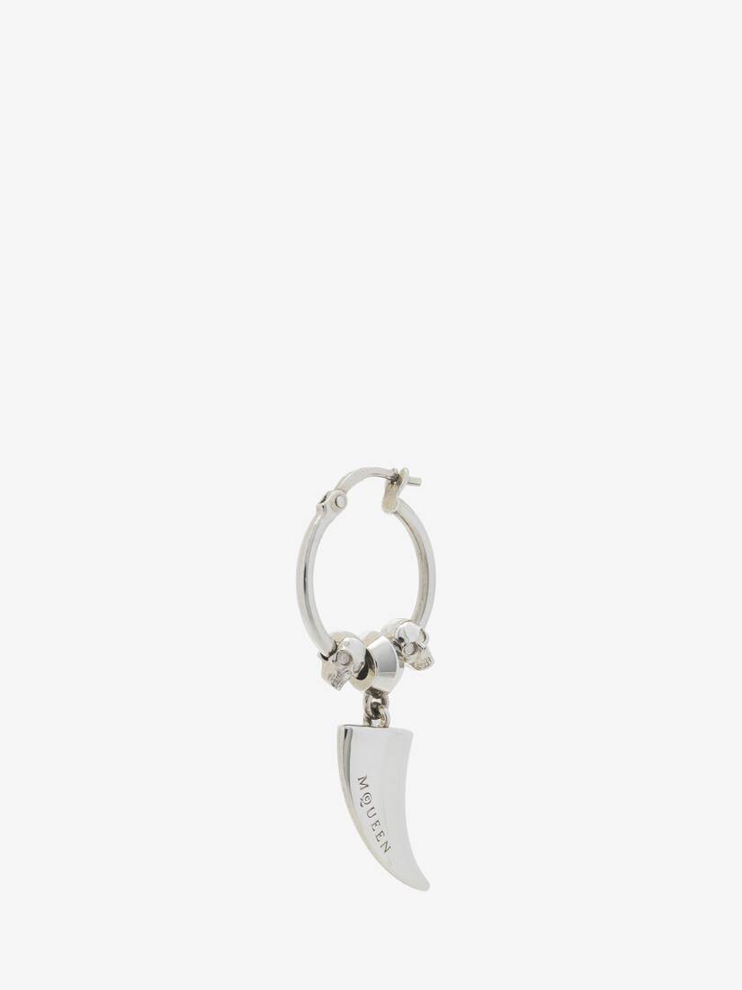 Tiger Claw Hoop Earring