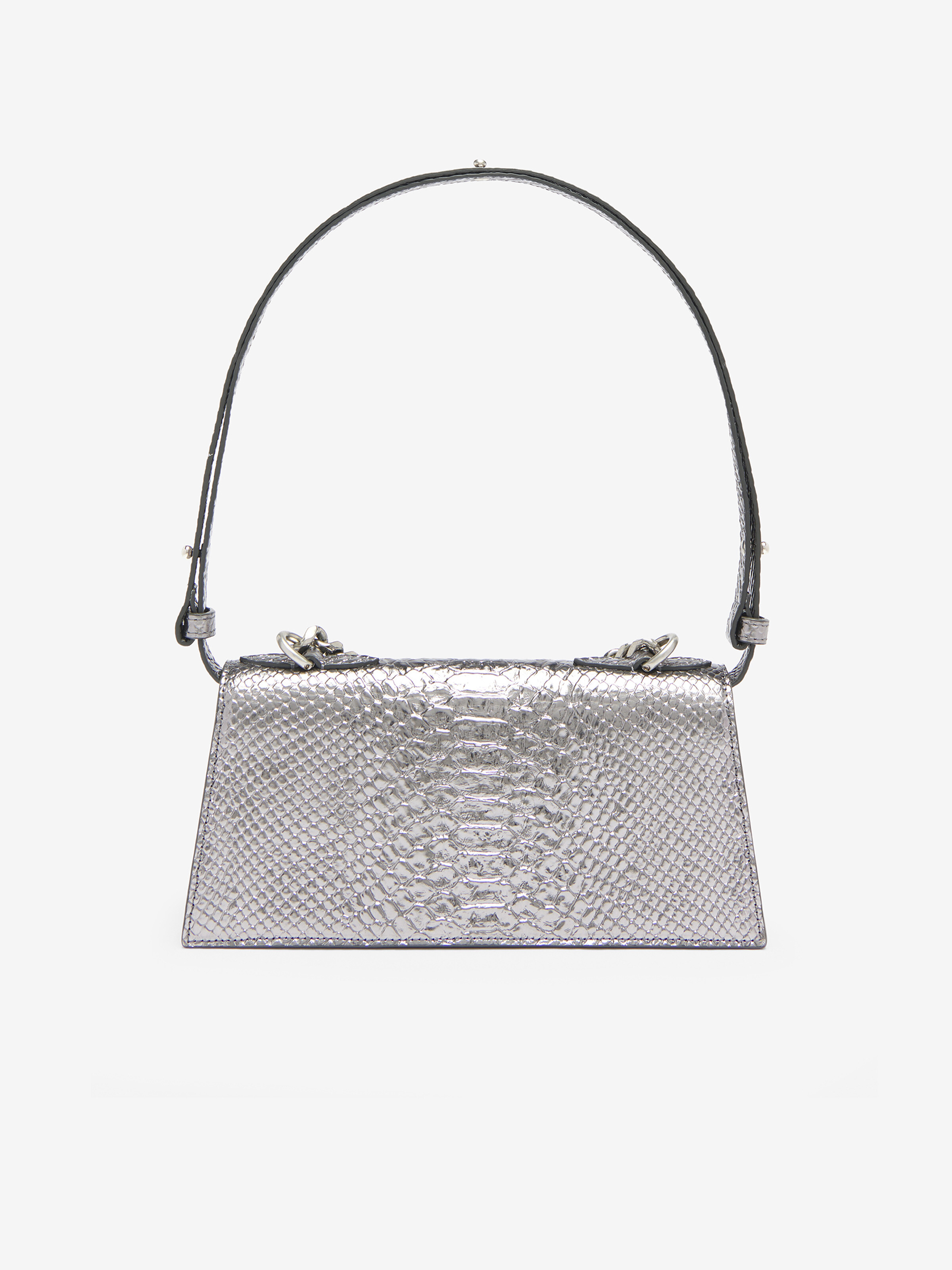Mini Sac Jewelled pour Femme en Argenté in Cuir de veau | Alexander McQueen - image 4