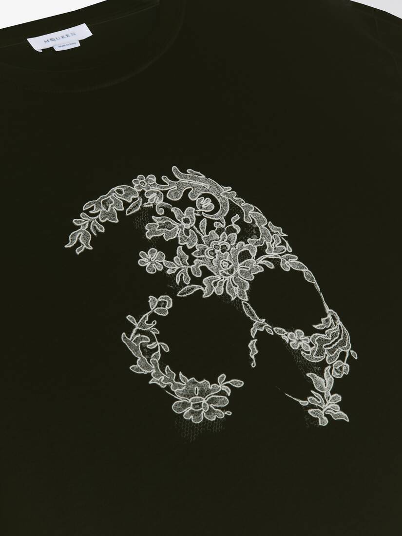 Lace Skull T-shirt | Alexander McQueen - image 2