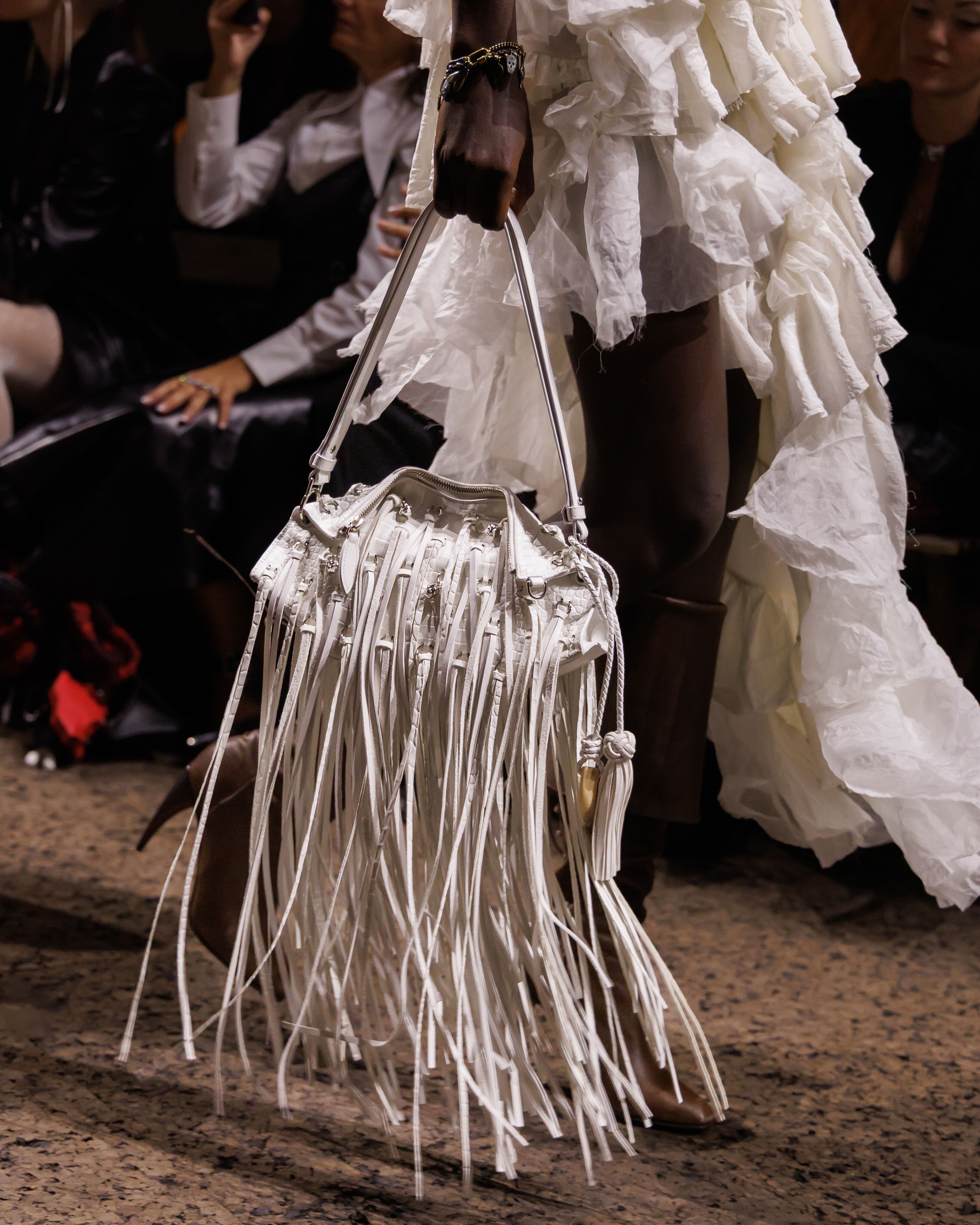 McQueen Manta bag runway debut