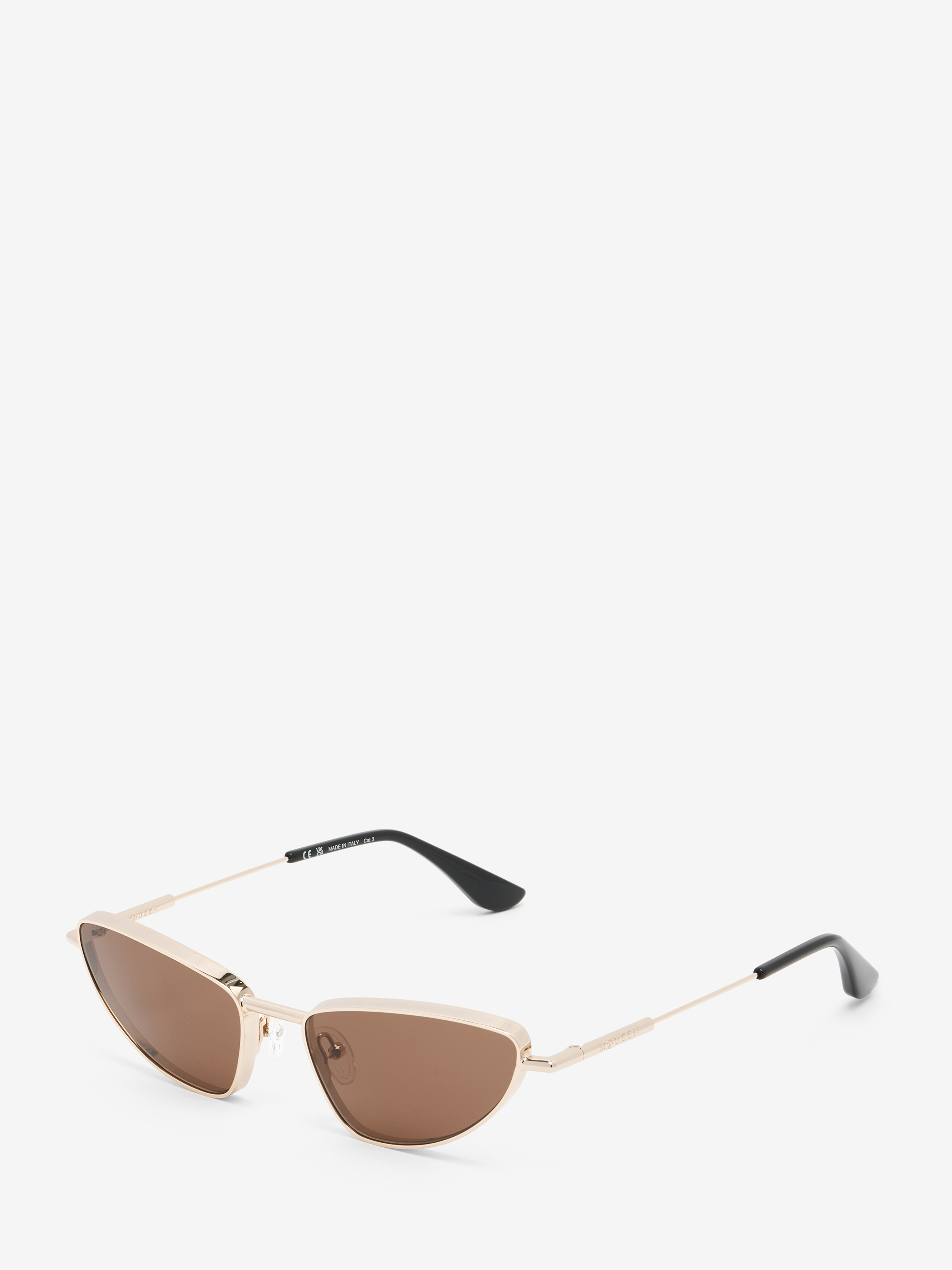 Metal T-bar Soft Cat-eye Sunglasses