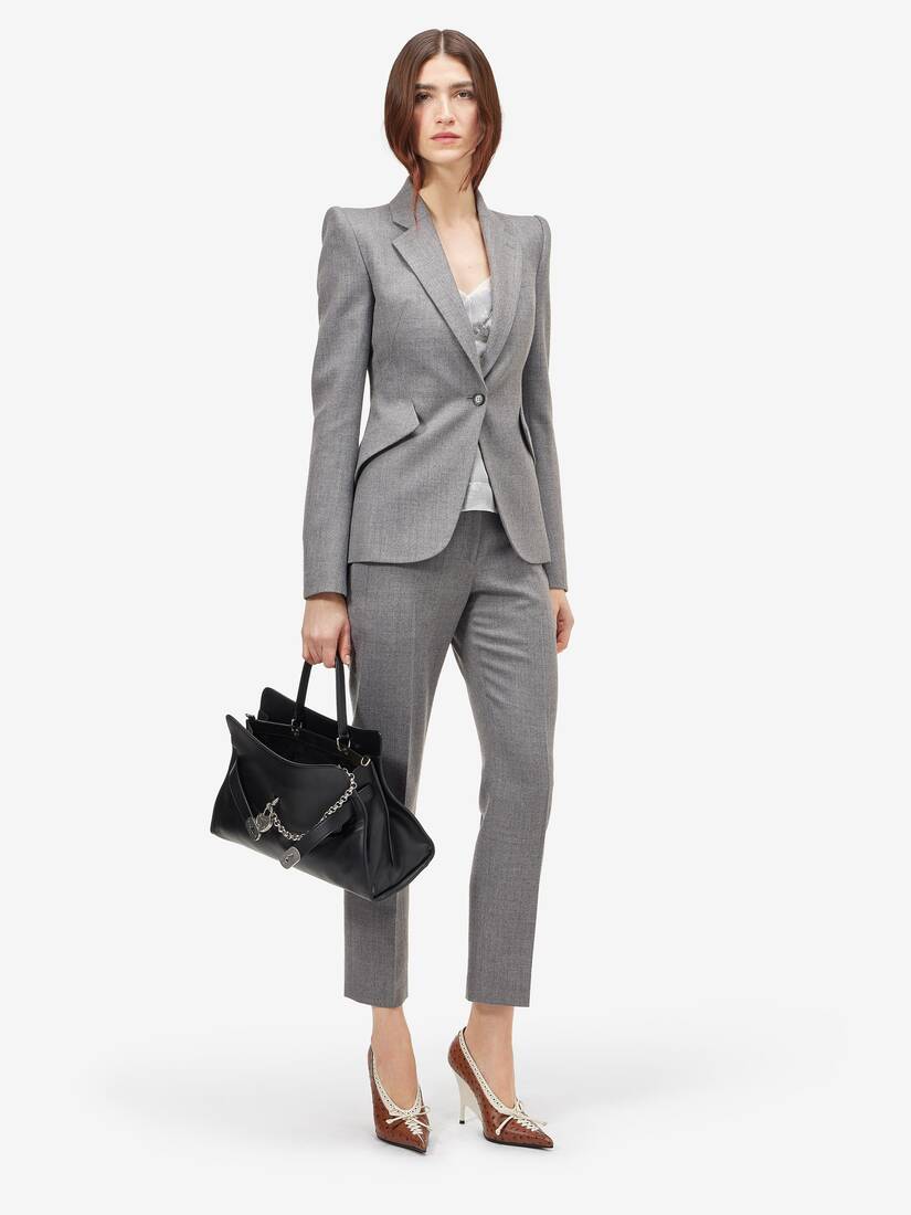Wool Pinstripe Single-breasted Jacket | Alexander McQueen - image 2
