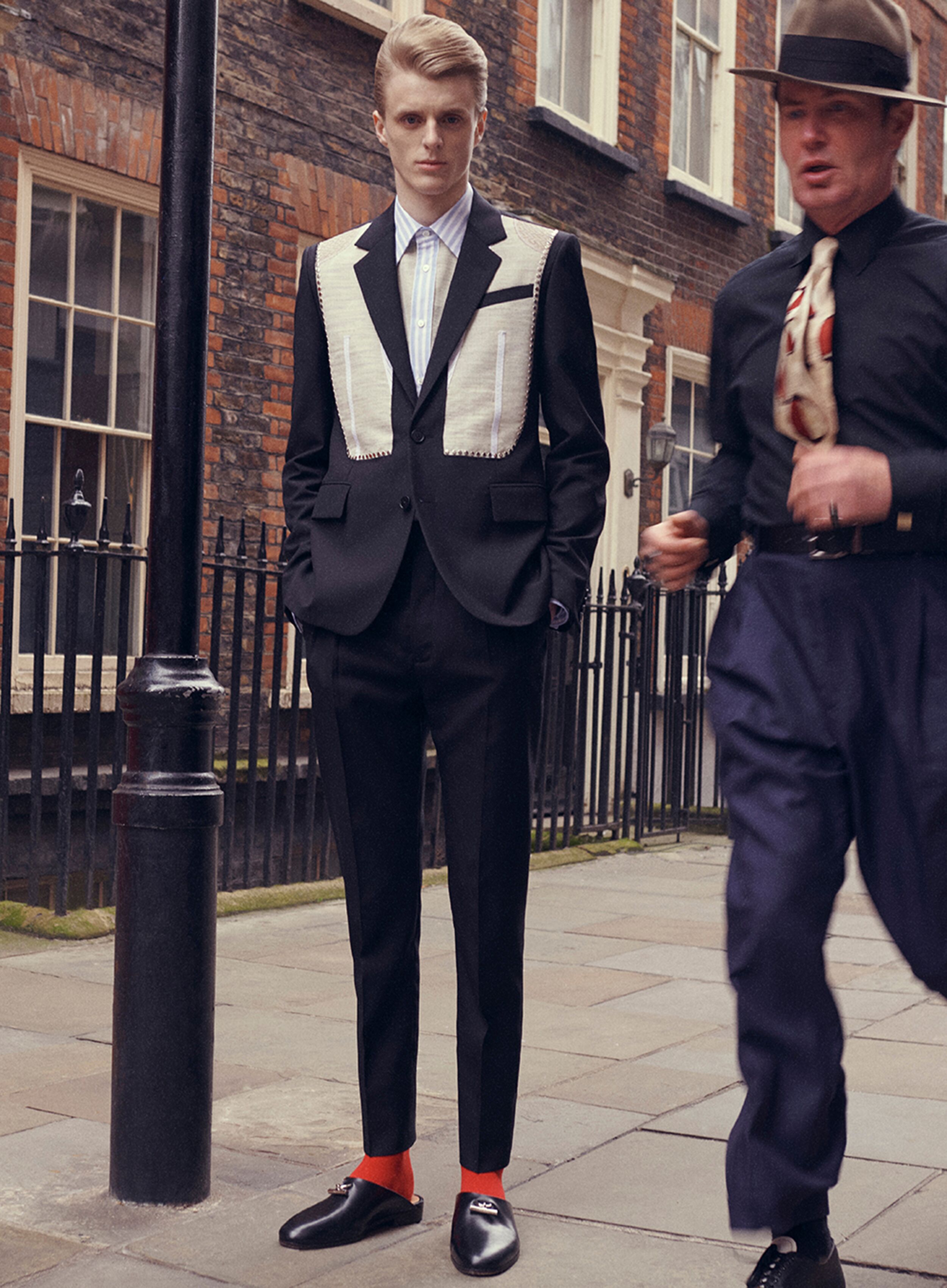 Men's McQueen deconstructed tailored suit