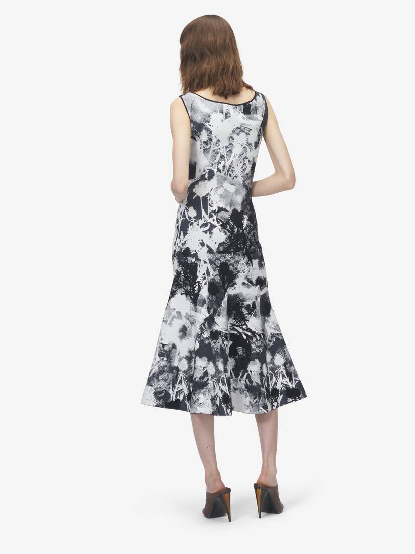 Floral Jacquard Midi Dress | Alexander McQueen - image 4