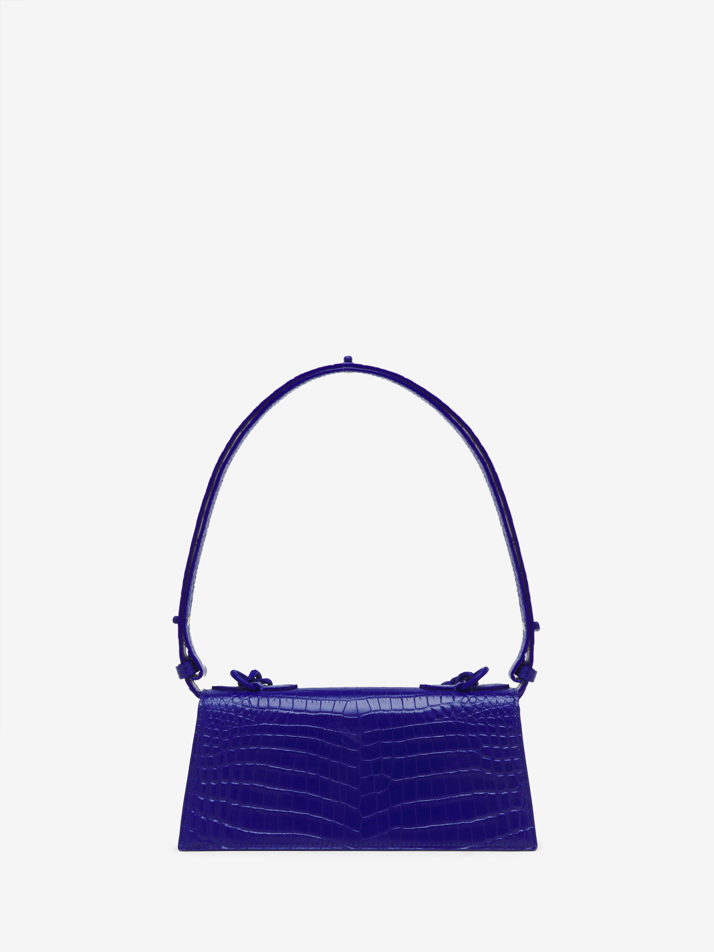 Women's Jewelled Shoulder Mini in Blue in 100% Calf Leather | Alexander McQueen - image 4