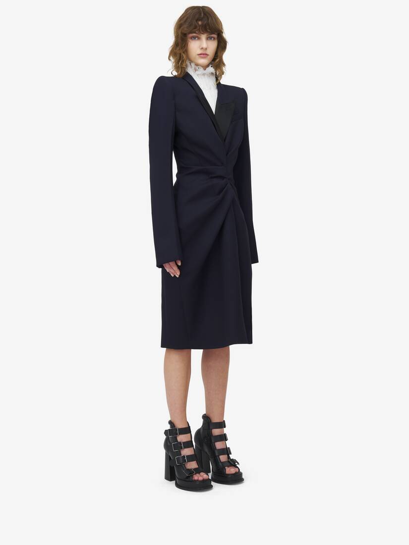 Twisted Lapel Coat