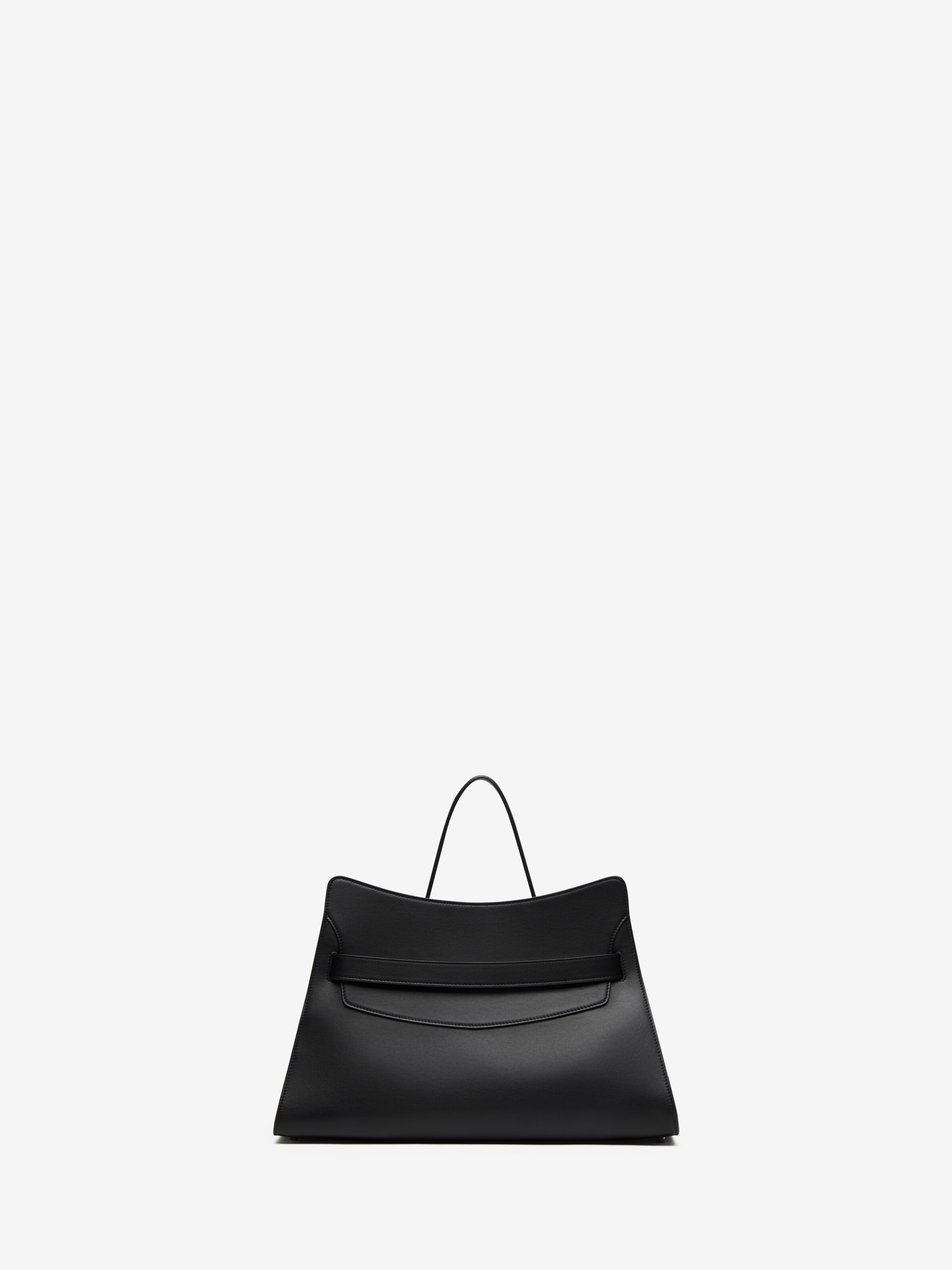 Women's Locke Bag in Black in Calf Leather | Alexander McQueen - image 4