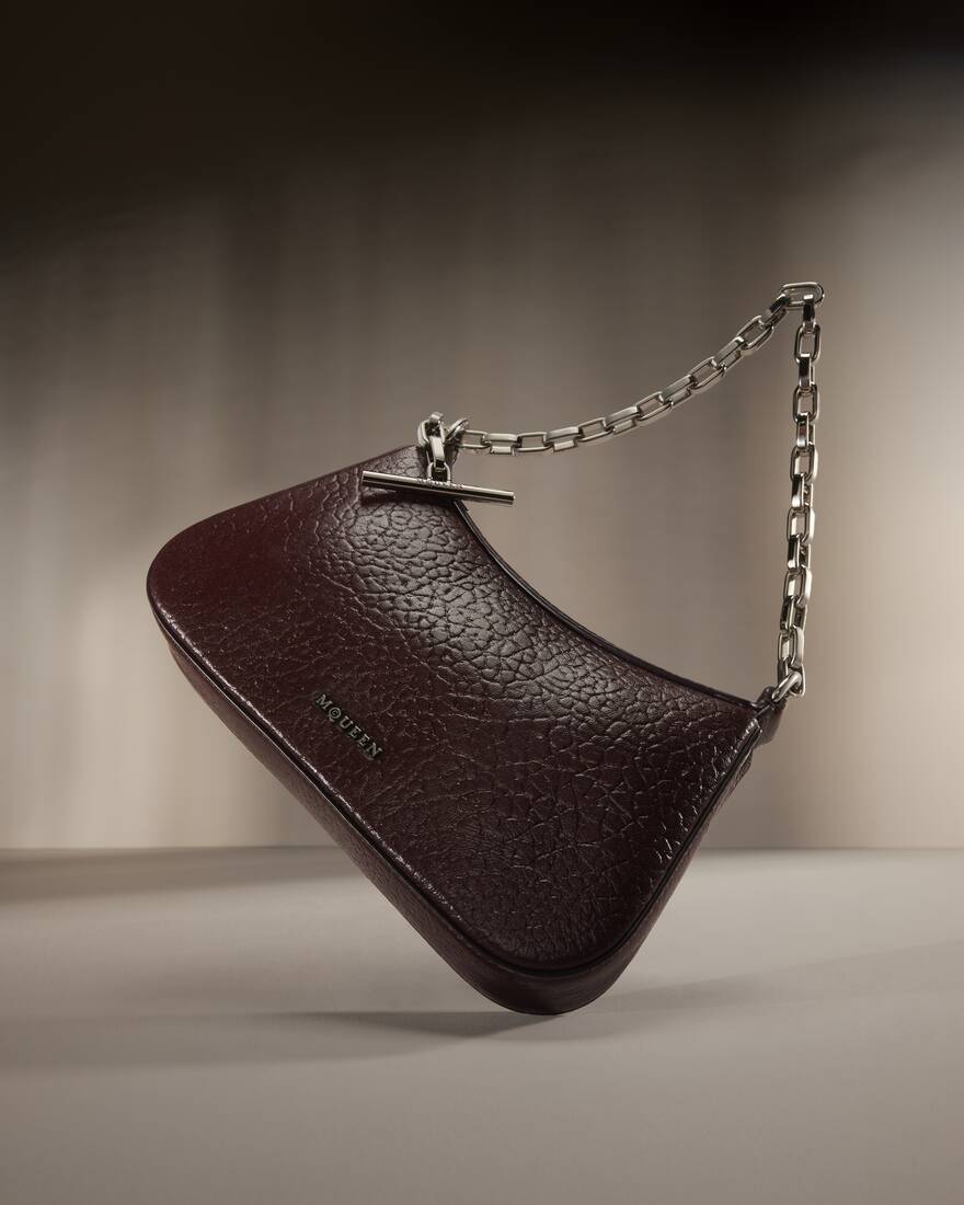 Burgundy shoulder bag