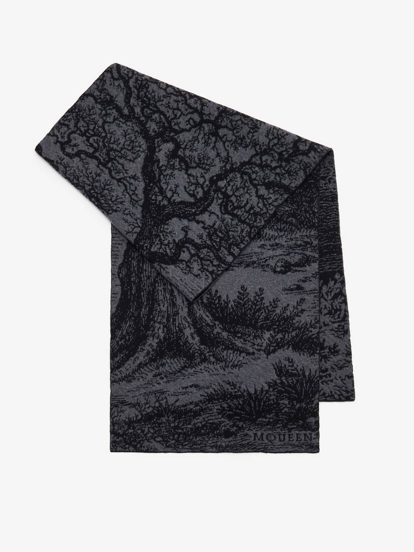 'Tree Of Life' Wool Jacquard Scarf | Alexander McQueen - image 1