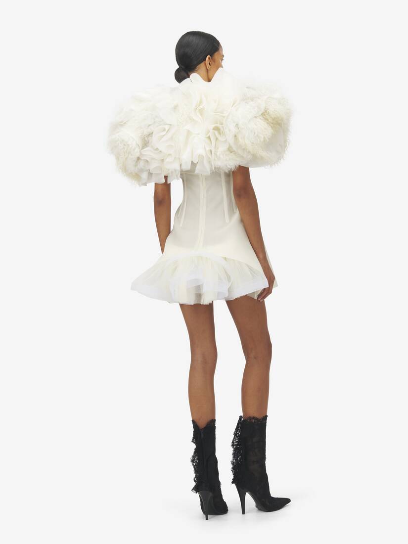 Hybrid Shearling Bolero | Alexander McQueen - image 5