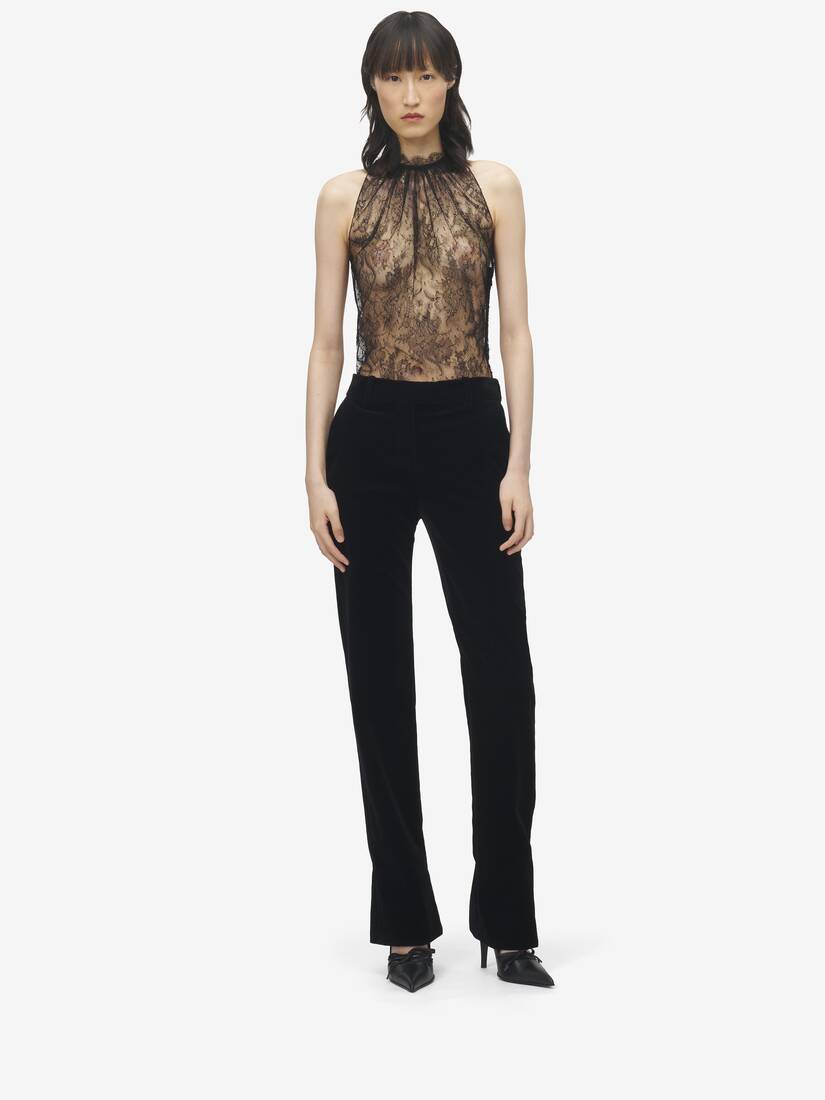 Floral Lace Sleeveless Top | Alexander McQueen - image 2