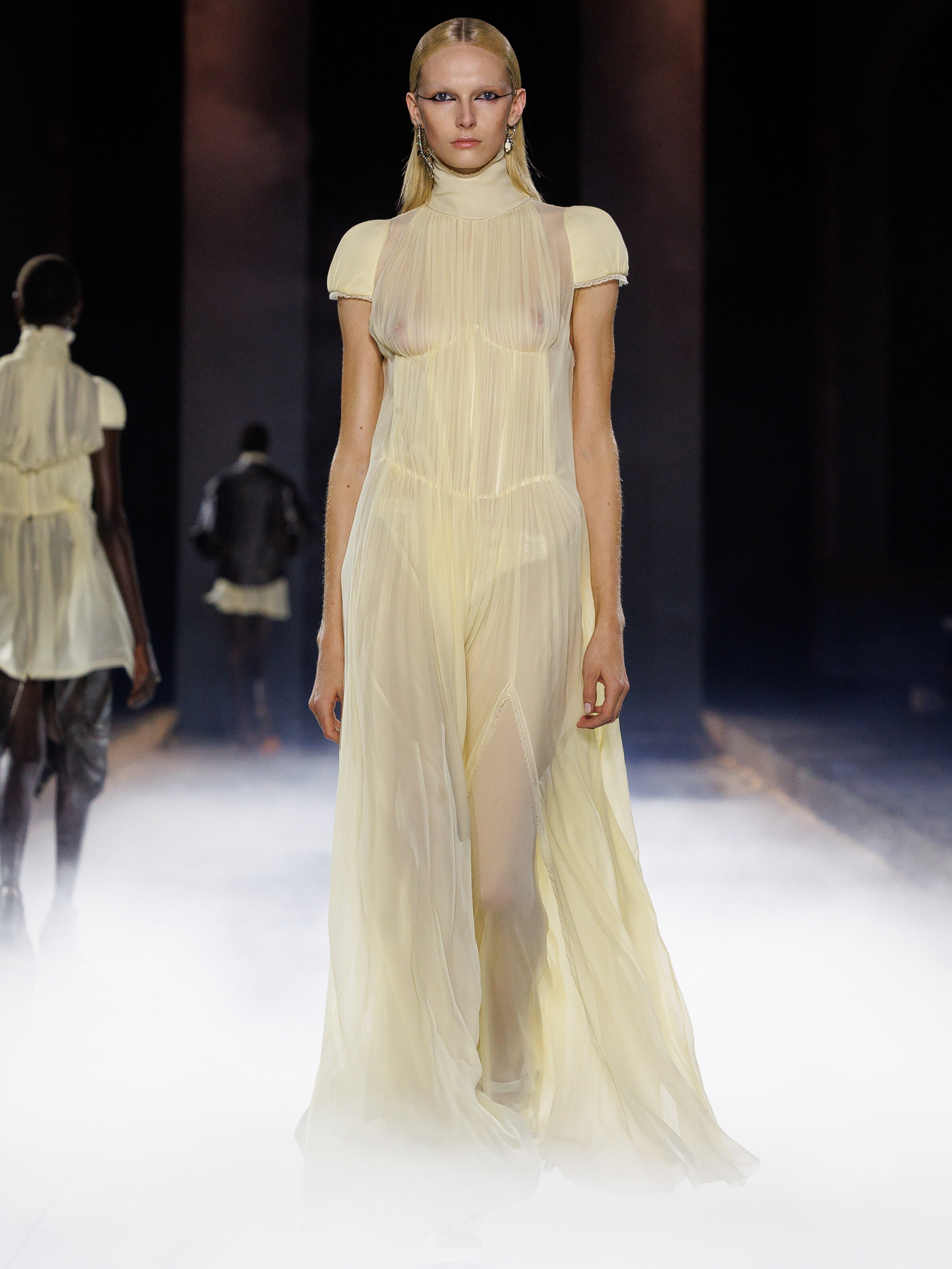 Chiffon Pleated Dress