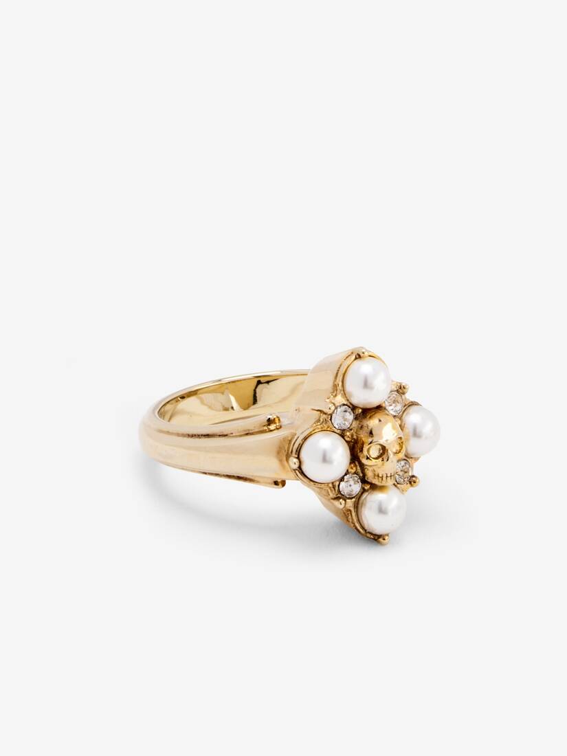Skull & Crystal Ring | Alexander McQueen - image 3
