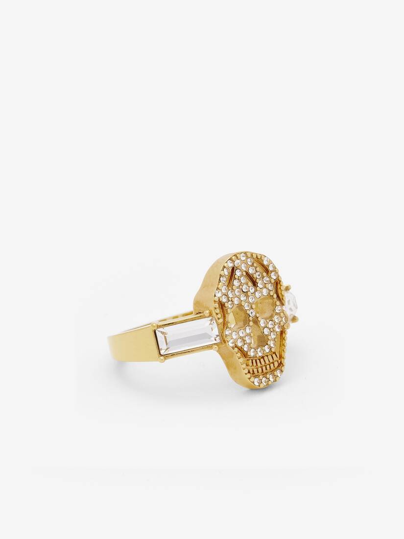 Pavé Skull Ring | Alexander McQueen - image 3