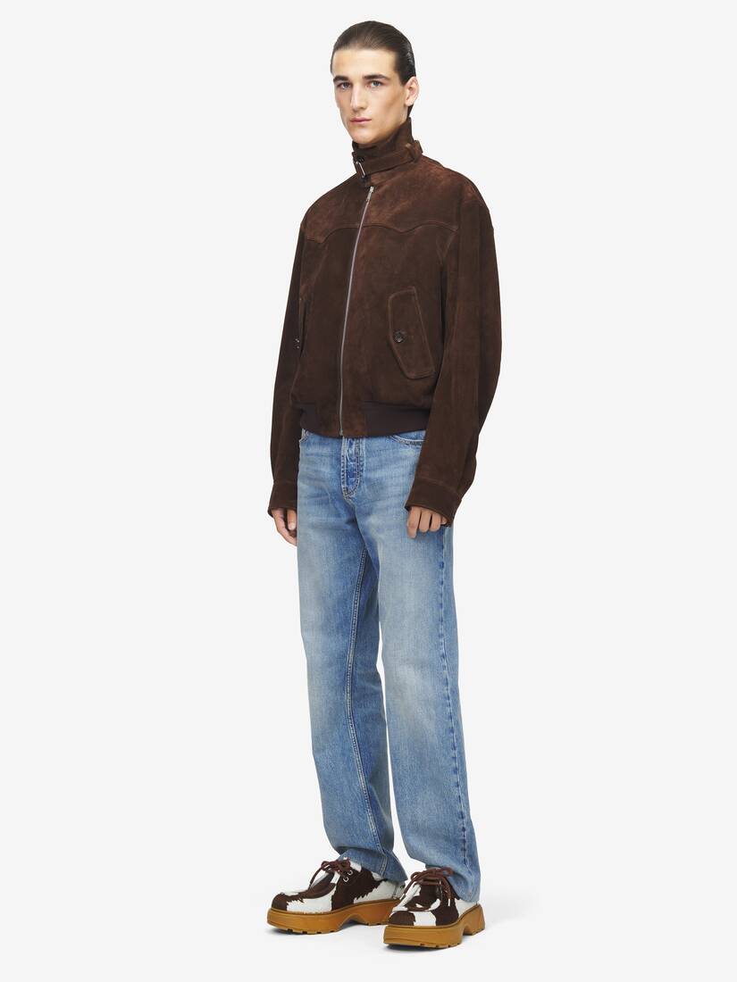 Blouson en daim | Alexander McQueen - image 3