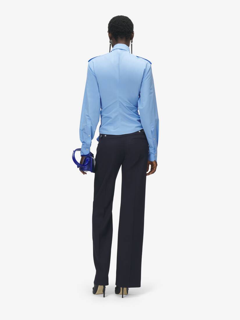 Straight Leg Trousers | Alexander McQueen - image 4