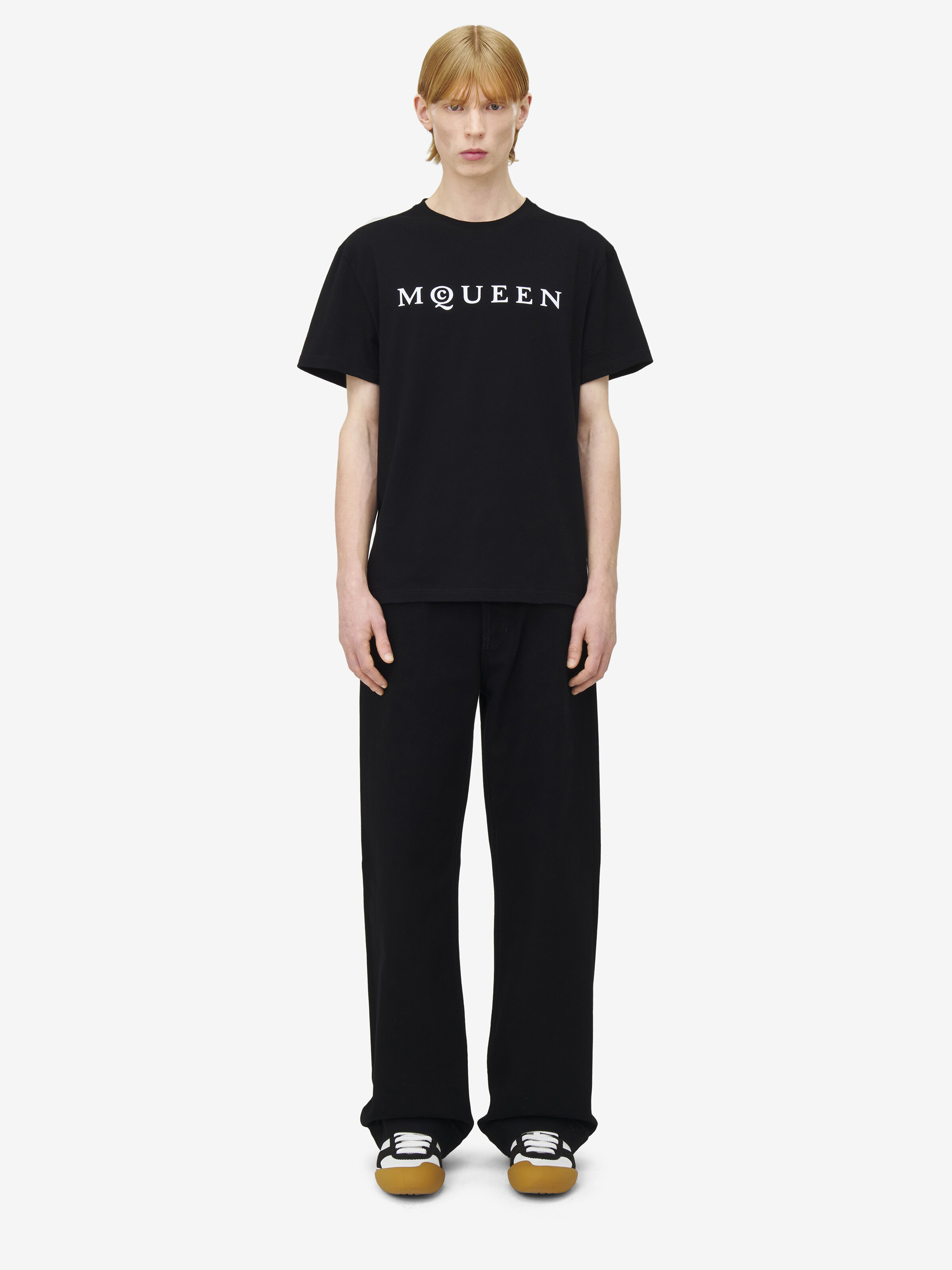 McQueen-T-Shirt pour Homme en Noir in 100% Coton | Alexander McQueen - image 2