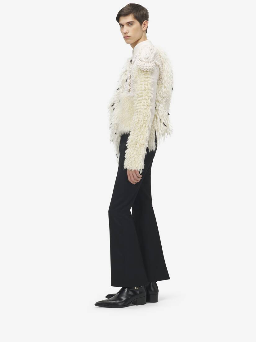 Asymmetric Patchwork Cardigan