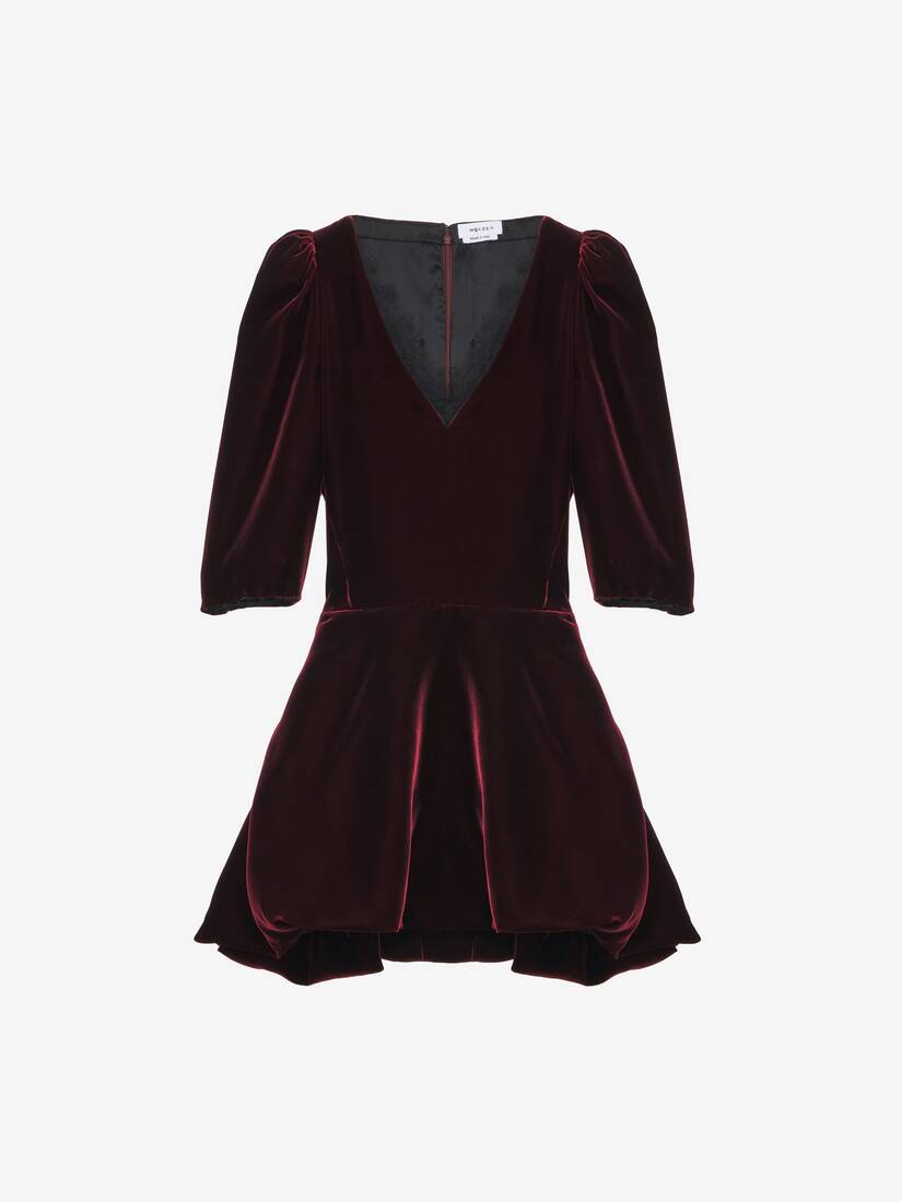 Velvet Mini Dress | Alexander McQueen - image 1