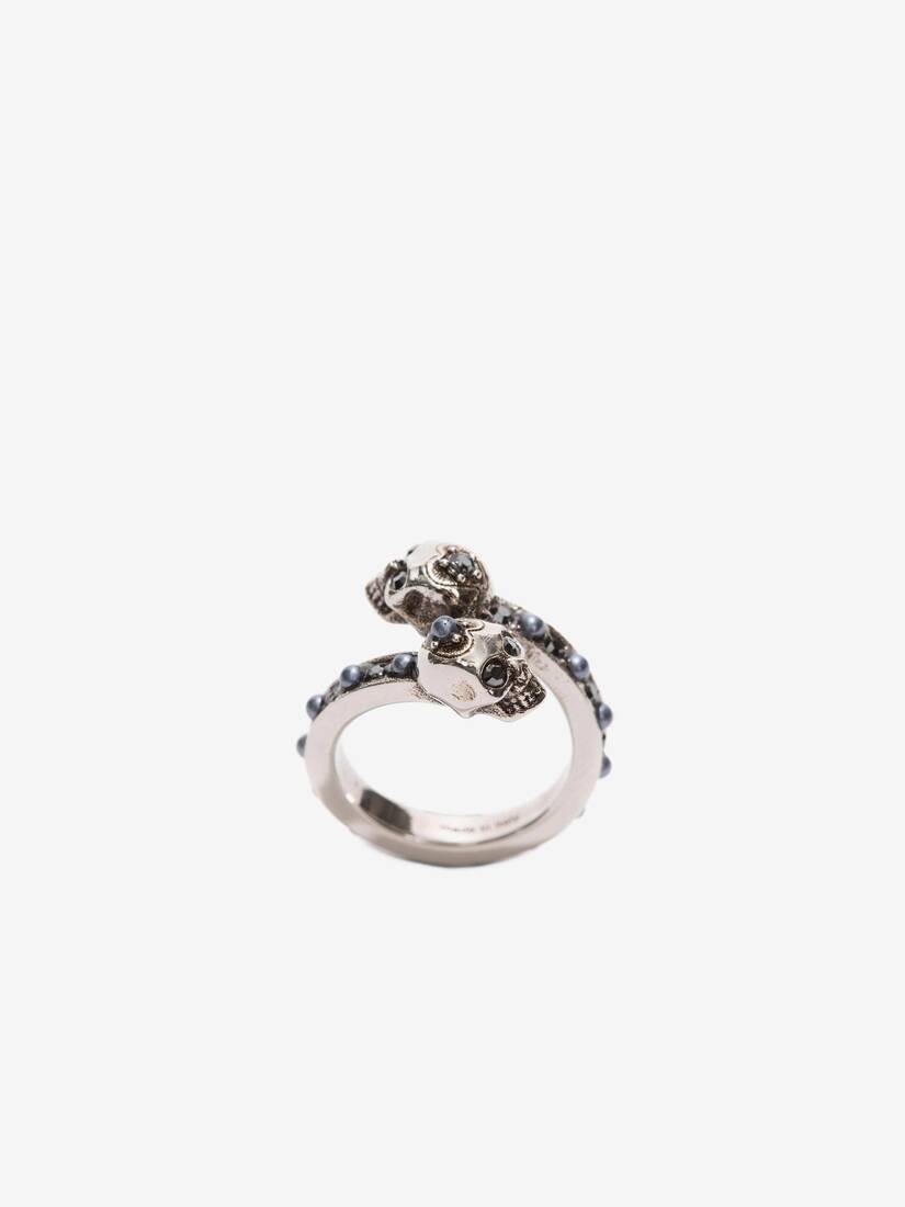 랩어라운드 스컬 링 | Alexander McQueen - image 1