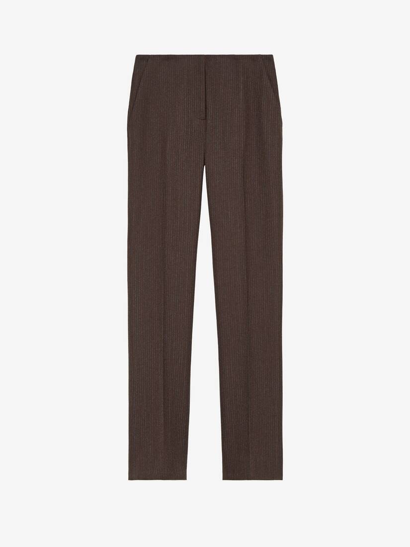Wool Pinstripe Trousers | Alexander McQueen - image 1