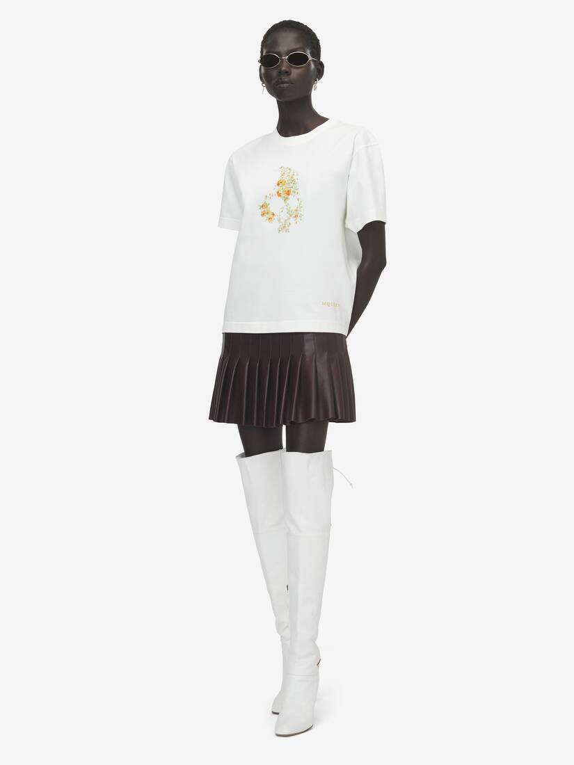 T-shirt Floral Skull | Alexander McQueen - image 2