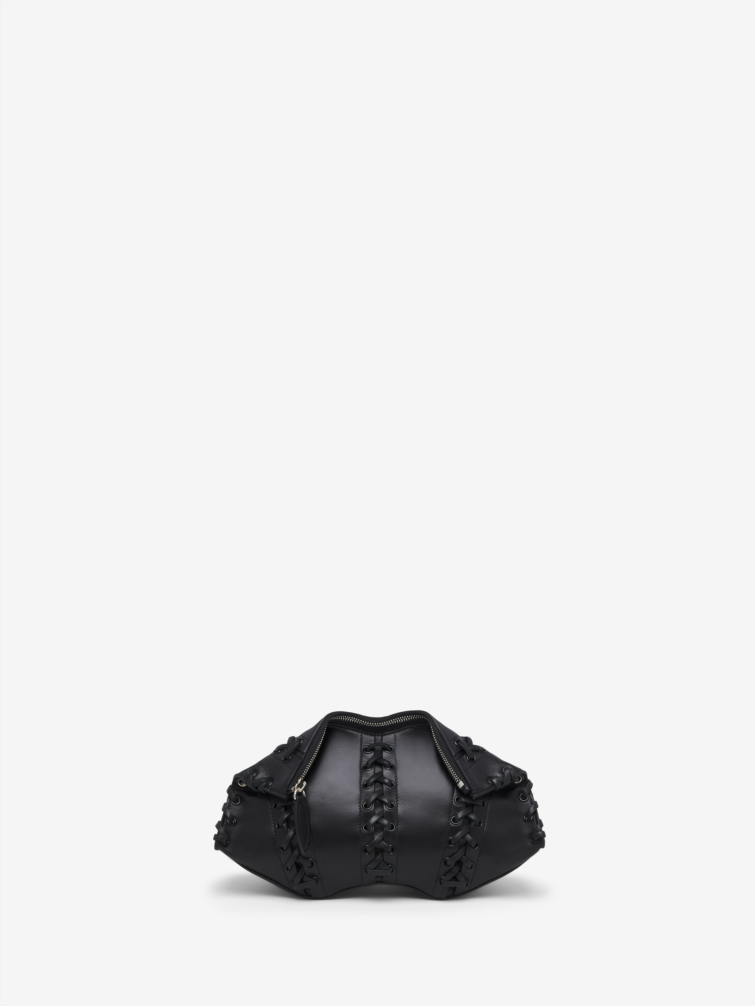 Women's Manta Clutch in Black in Calf Leather | Alexander McQueen - image 1