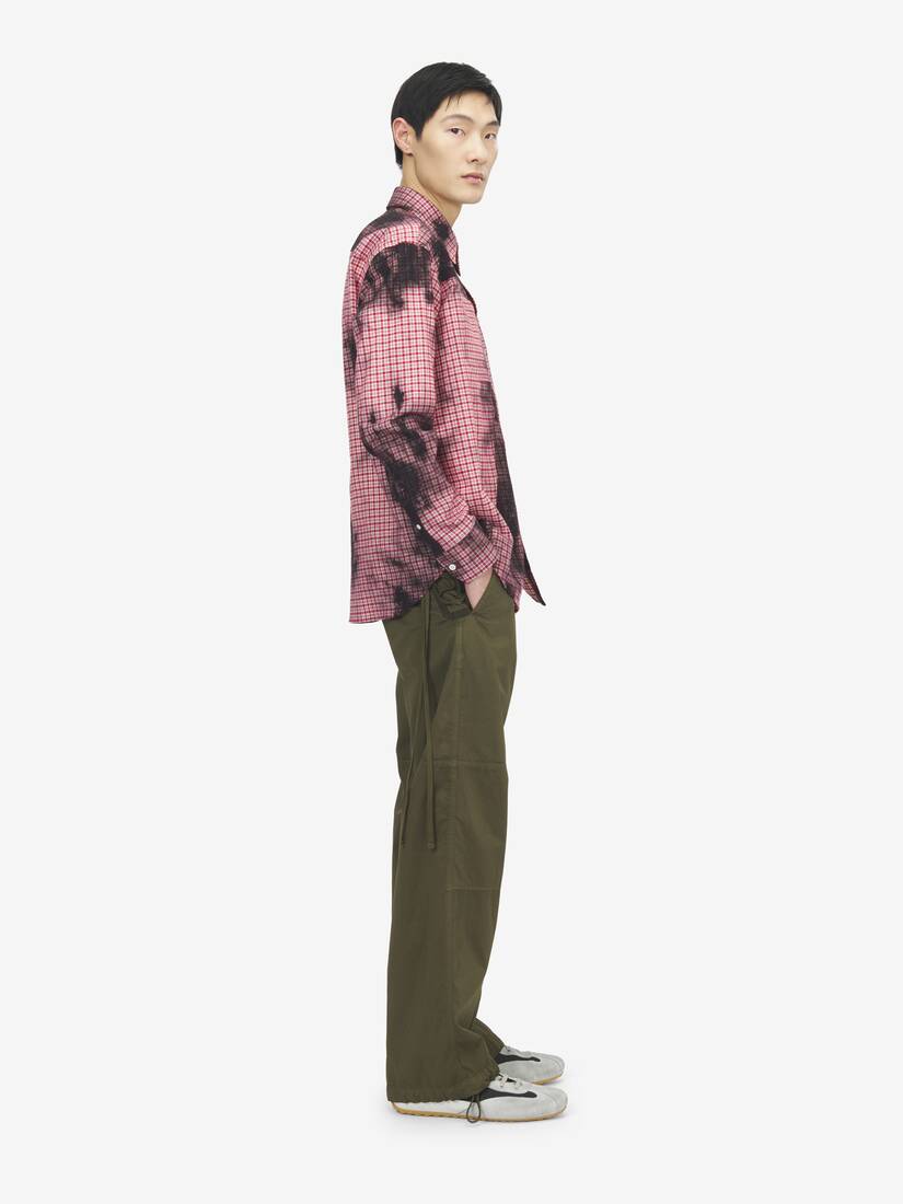 Chemise en flanelle dégradée à carreaux | Alexander McQueen - image 3