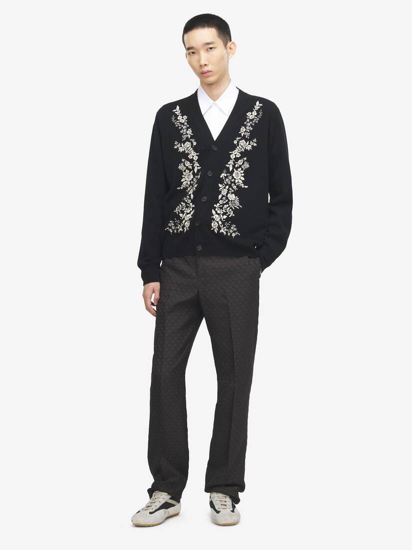 Floral Embroidery Cardigan | Alexander McQueen - image 2